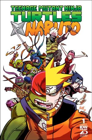 Teenage Mutant Ninja Turtles x Naruto issue 1-G Felipe Smith 1:25 Cover