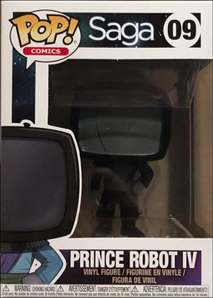 POP! Comics figure 9-C Prince Robot IV (Mourning) 2018 Spring Convention