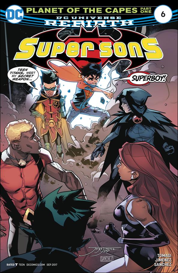 Super Sons issue 6 Jorge Jimenez Cover