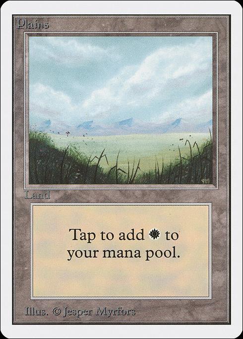 Magic the Gathering: Unlimited (Base Set) card 288 Plains