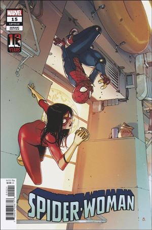 Spider-Woman (2020) issue 15-B Bengal Miles Morales 10th Anniversary Cover