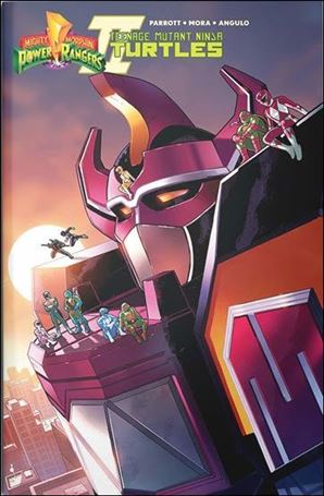 Mighty Morphin Power Rangers / Teenage Mutant Ninja Turtles II issue 1-K Stephen Byrne Antihero Gallery Cover 1/500