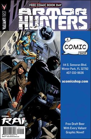 Valiant FCBD 2014 Armor Hunters Special issue nn-BB A Comic Shop Cover