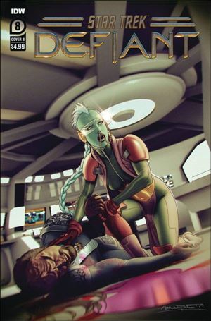 Star Trek: Defiant issue 8-B Angel Unzueta Cover