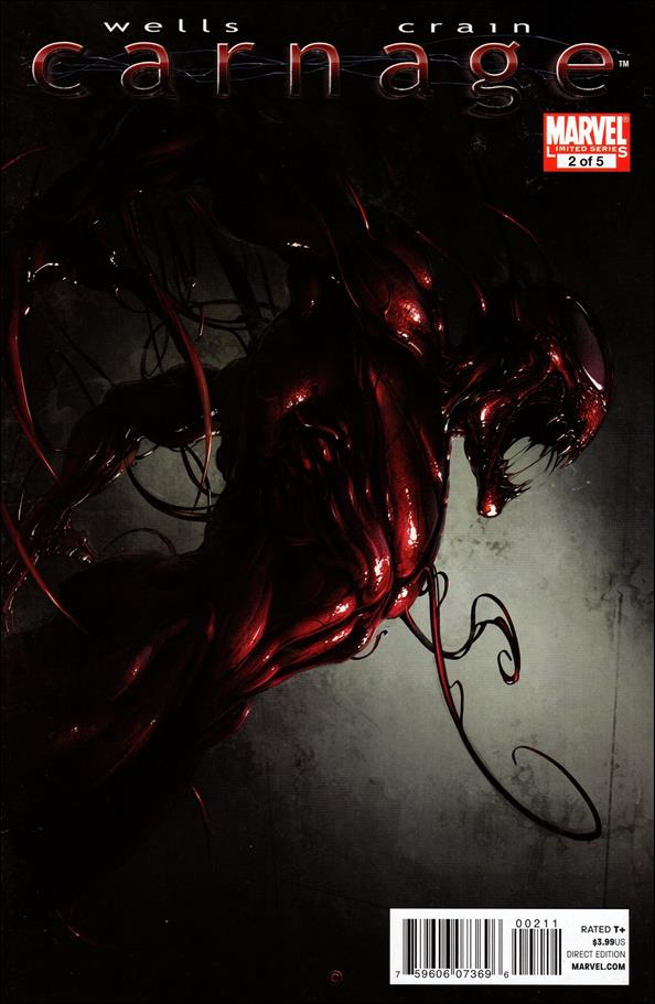 Carnage (2010) issue 2 Clayton Crain Cover