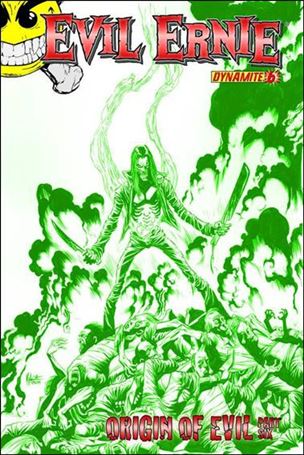Evil Ernie (2012) issue 6-F Chaotic Green Kyle Hotz 1:15 Cover