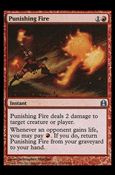 Magic the Gathering: Commander (Base Set) card 131 Punishing Fire