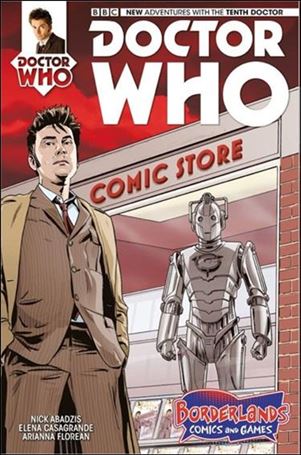 Doctor Who: The Tenth Doctor issue 1-IC Borderlands Comics & Games Cover