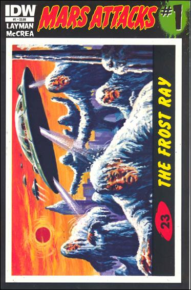 Mars Attacks (2012) issue 1-W Card #23 (The Frost Ray)