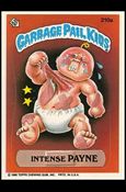 Garbage Pail Kids: Series 06 (Base Set) card 210a Intense Payne