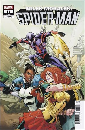 Miles Morales: Spider-Man (2022) issue 35-B Logan Lubera Connecting Cover