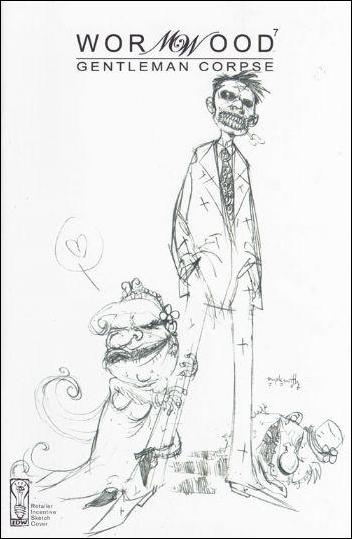 Wormwood: Gentleman Corpse issue 7-B Sketch Cover