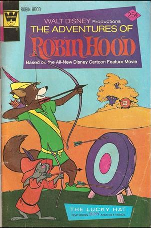 Walt Disney Productions the Adventures of Robin Hood issue 4-B Whitman Cover
