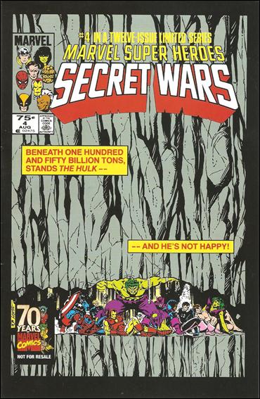 Marvel Super Heroes Secret Wars issue 4-C Marvel Universe (Comic-Packs) Edition