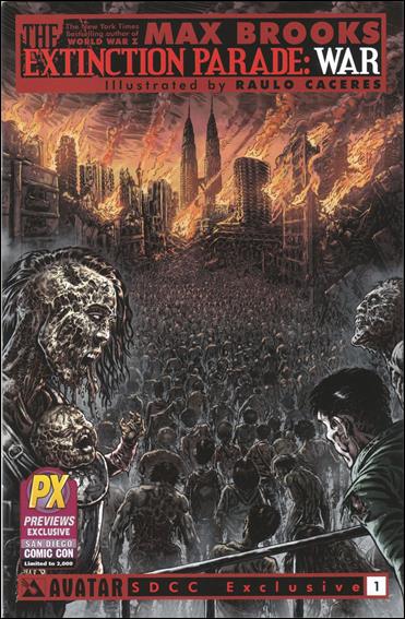 Extinction Parade: War issue 1-G San Diego Comic-Con / Previews Cover 1/2000