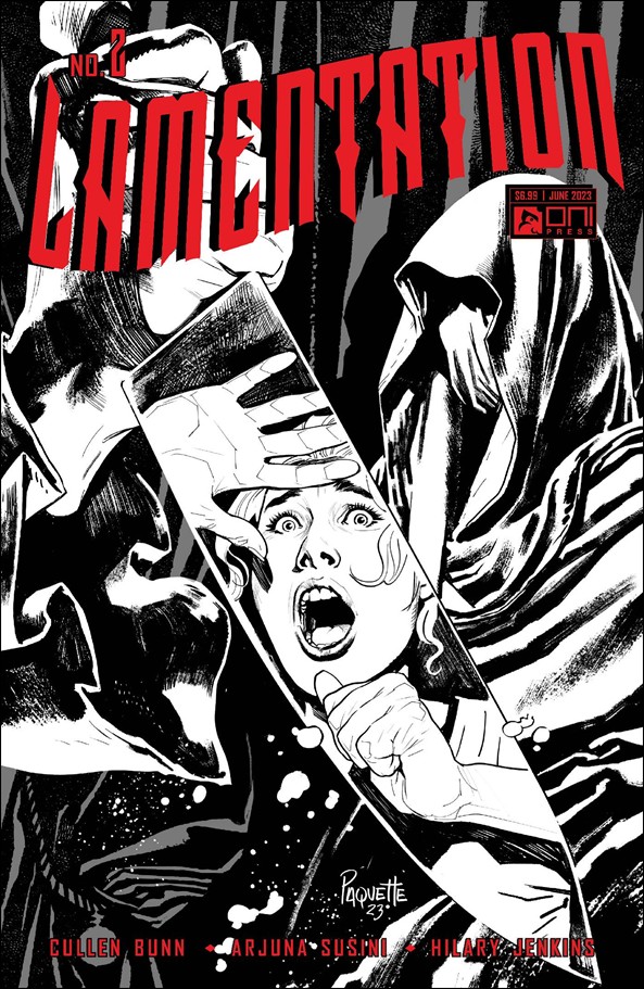 Lamentation issue 2-C Yanick Paquette 1:10 Black and White Cover