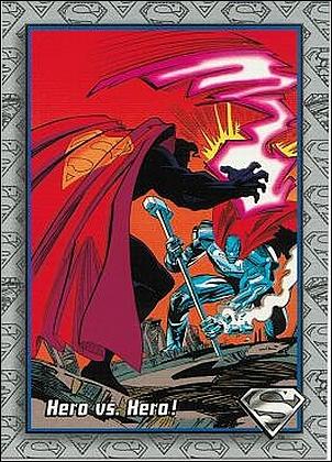 Return of Superman (Base Set) card 42 Hero vs. Hero!