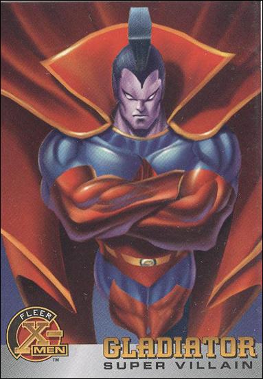 1996 Fleer X-Men International (Base Set) card 65 Gladiator
