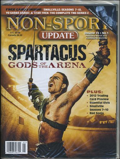 Non-Sport Update (2012) issue 1 Polybagged with Price Guide and Promos