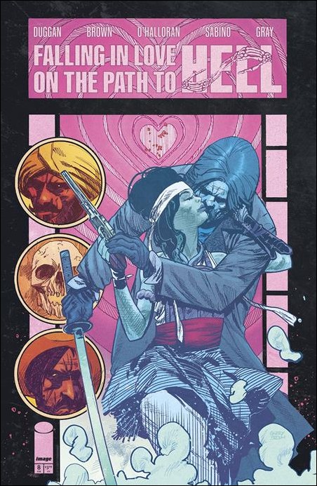 Falling in Love on the Path to Hell issue 8 Garry Brown Cover