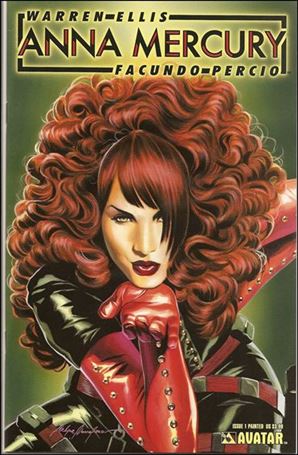 Anna Mercury issue 1-D Painted Cover 