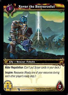 World of Warcraft: March of the Legion (Base Set) card 227 Xavar the Resourceful