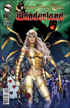 Grimm Fairy Tales Vs. Wonderland issue 2-B Jason Metcalf Cover