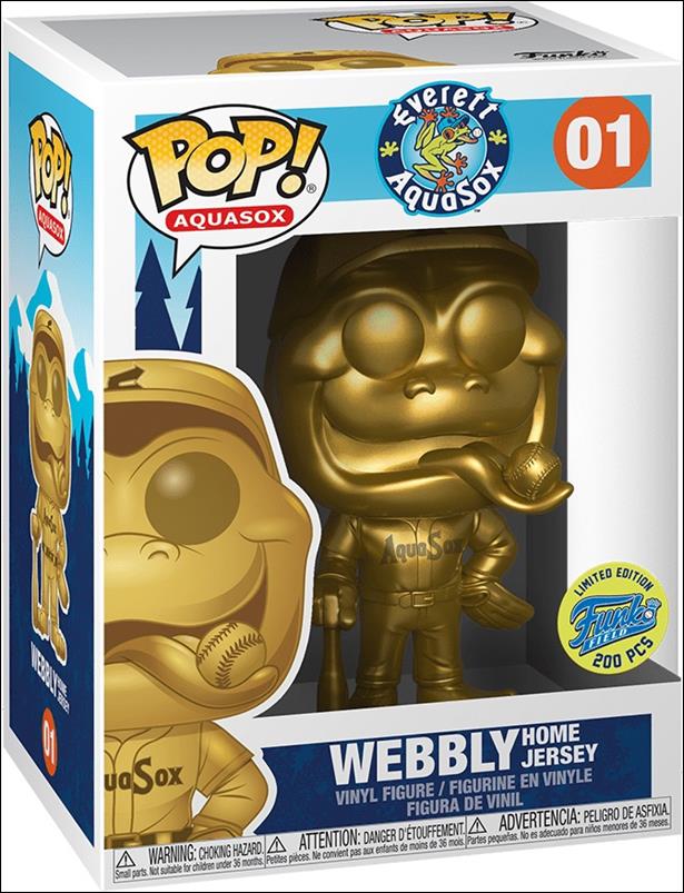 Pop! Aquasox figure 1-B Webbly (Home Jersey) (Gold) 1/200