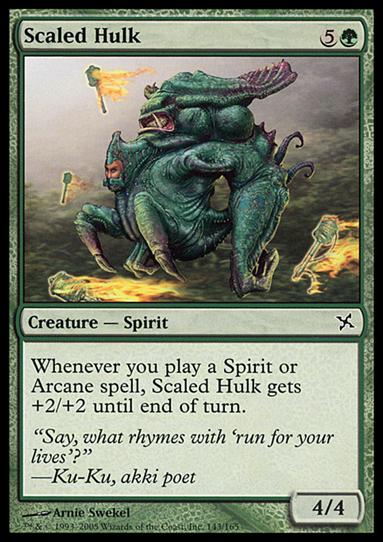 Magic the Gathering: Betrayers of Kamigawa (Base Set) card 143 Scaled Hulk