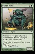 Magic the Gathering: Betrayers of Kamigawa (Base Set) card 143 Scaled Hulk