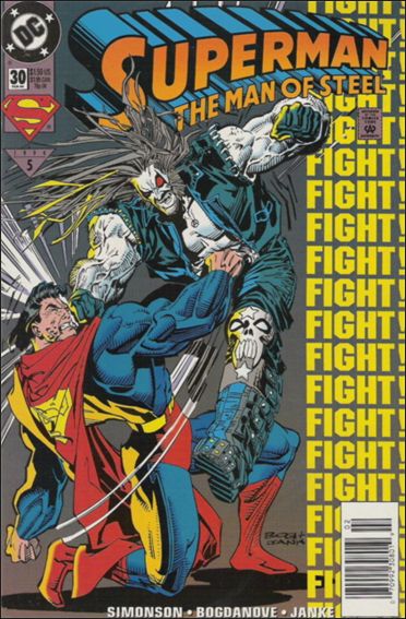 Superman: The Man of Steel issue 30-C Standard Cover