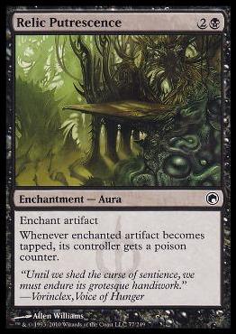 Magic the Gathering: Scars of Mirrodin (Base Set) card 77 Relic Putrescence
