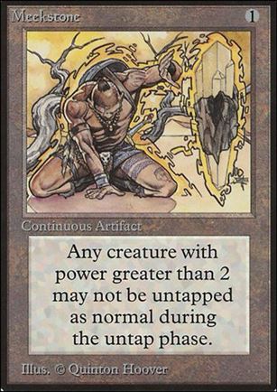 Magic the Gathering: Limited Edition Beta (Base Set) card 262 Meekstone