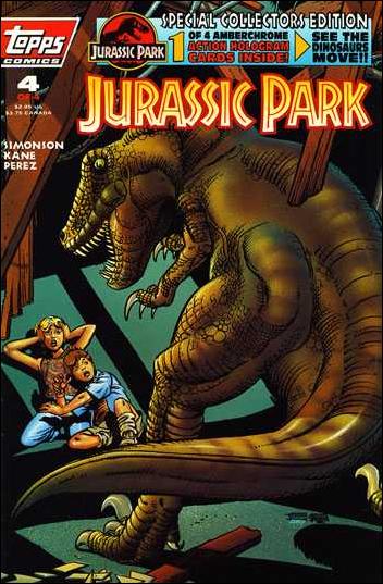 Jurassic Park (1993) issue 4-B Unbagged