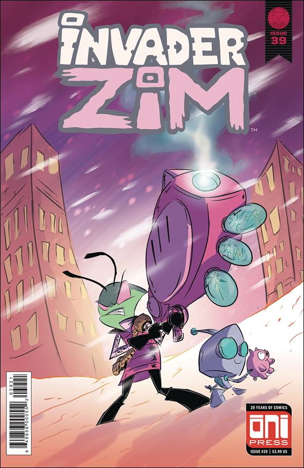 Invader Zim issue 39-B Maddie C Cover