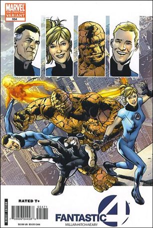 Fantastic Four (1961) issue 554-G Bryan Hitch Cover (2nd Printing)