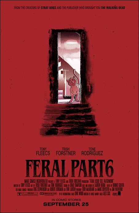 Feral (2024) issue 6-B Tony Fleecs Movie Homage Cover