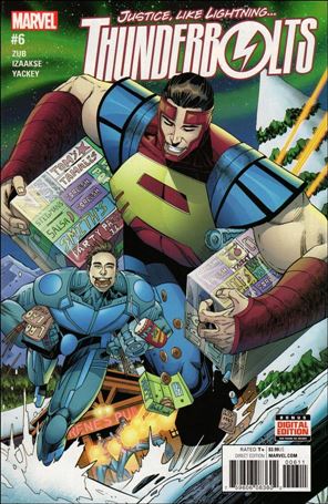 Thunderbolts (2016) issue 6 Jon Malin Cover