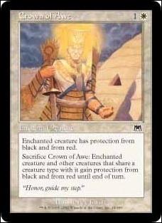 Magic the Gathering: Onslaught (Base Set) card 16 Crown of Awe