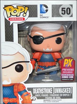 POP! Heroes figure 50 Deathstroke (Unmasked) 1/1500