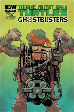 Teenage Mutant Ninja Turtles/Ghostbusters issue 3-B Cory Smith Subscription Cover