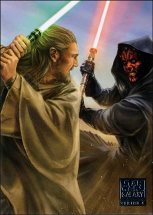 Star Wars Galaxy: Series 4 (Base Set) card 69 Warriors of the Force