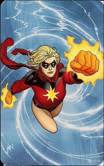Marvel Universe: Series 1 (Promo) card 023 Ms Marvel (Classic Costume)