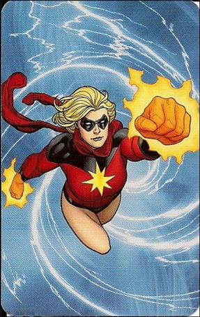 Marvel Universe: Series 1 (Promo) card 023 Ms Marvel (Classic Costume)