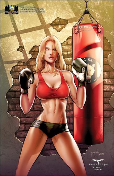 Grimm Fairy Tales Presents Code Red issue 5-E Jason Metcalf WW Minneapolis/Atlanta Cover 1/500