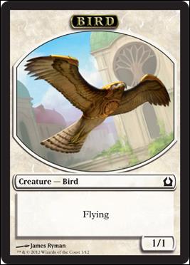 Magic the Gathering: Return to Ravnica (Token Subset) card 1 Bird