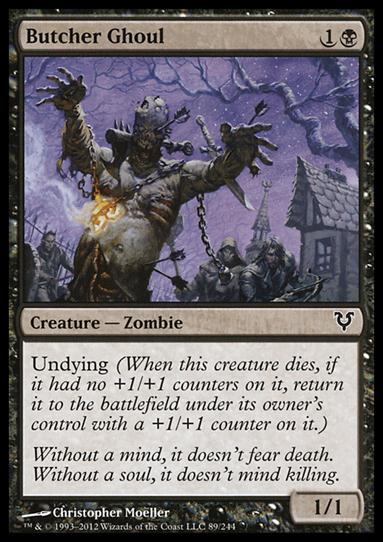 Magic the Gathering: Avacyn Restored (Base Set) card 89 Butcher Ghoul