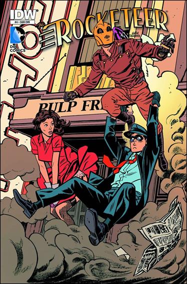 Rocketeer/The Spirit: Pulp Friction issue 4-B Chris Samnee Subscription Cover