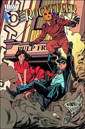 Rocketeer/The Spirit: Pulp Friction issue 4-B Chris Samnee Subscription Cover