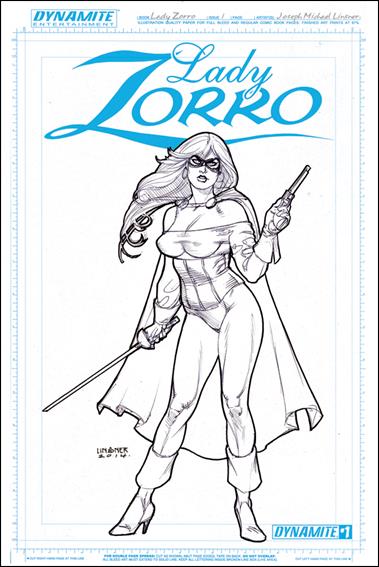 Lady Zorro (2014) issue 1-C Joseph Michael Linsner 1:15 Art Board Cover